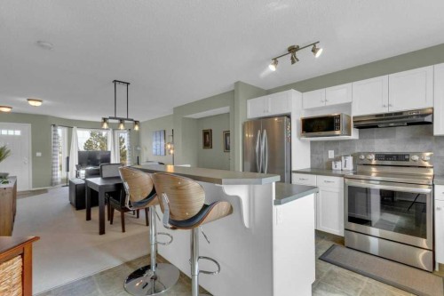 47 Cramond Green Se, Calgary, AB - Indoor Photo Showing Kitchen With Upgraded Kitchen