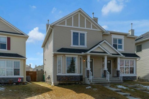 47 Cramond Green Se, Calgary, AB - Outdoor With Deck Patio Veranda With Facade