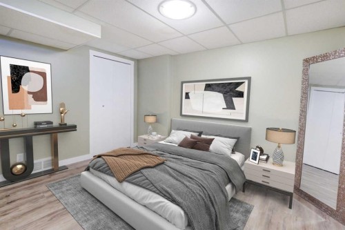 19 Riverstone Crescent Se, Calgary, AB - Indoor Photo Showing Bedroom