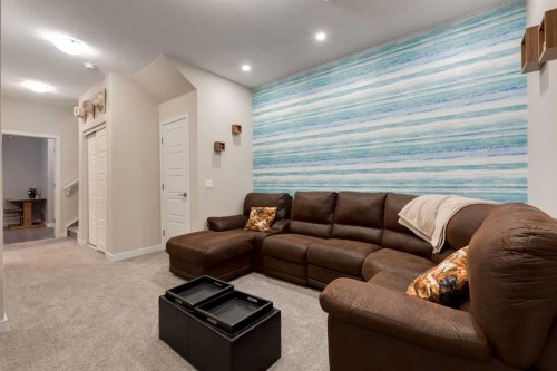 123 Drake Landing Loop, Okotoks, AB - Indoor Photo Showing Living Room