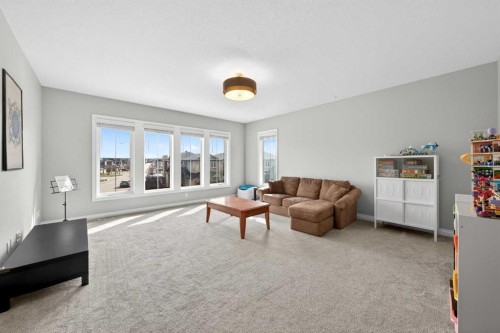 396 Evansborough Way Nw, Calgary, AB - Indoor Photo Showing Living Room