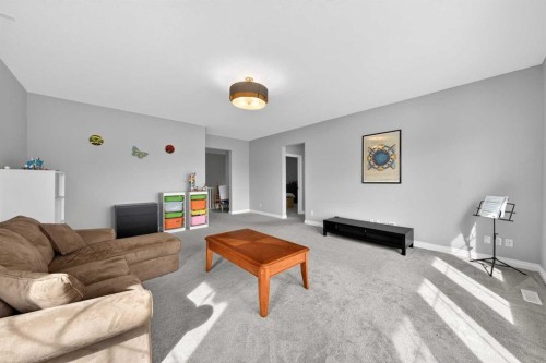 396 Evansborough Way Nw, Calgary, AB - Indoor Photo Showing Living Room