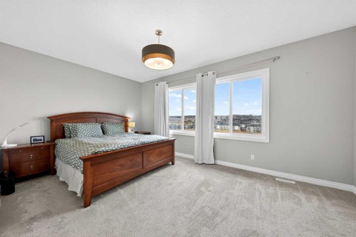 396 Evansborough Way Nw, Calgary, AB - Indoor Photo Showing Bedroom