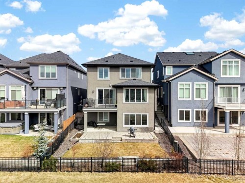 396 Evansborough Way Nw, Calgary, AB - Outdoor With Deck Patio Veranda With Facade
