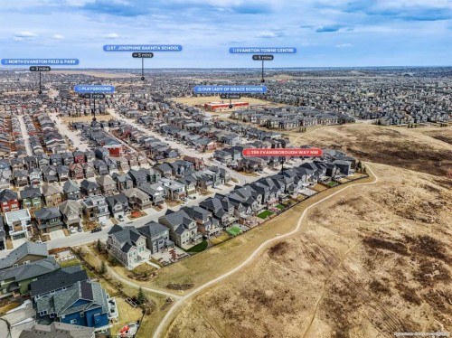 396 Evansborough Way Nw, Calgary, AB - Outdoor With View