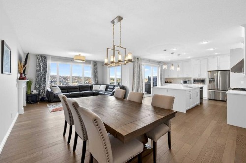396 Evansborough Way Nw, Calgary, AB - Indoor Photo Showing Dining Room