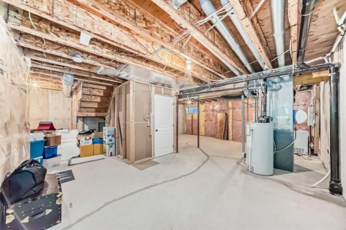 73 Cranleigh Heath Se, Calgary, AB - Indoor Photo Showing Basement