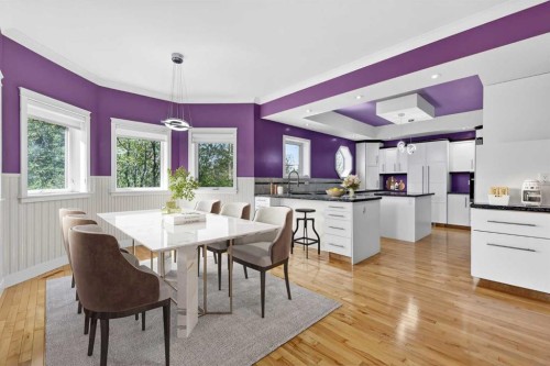 1212 15 Avenue, Didsbury, AB - Indoor Photo Showing Dining Room