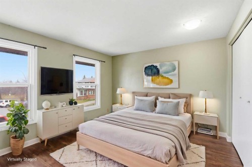 128 Pineson Place Ne, Calgary, AB - Indoor Photo Showing Bedroom