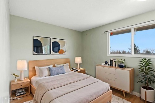 128 Pineson Place Ne, Calgary, AB - Indoor Photo Showing Bedroom