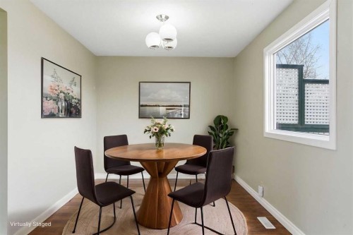 128 Pineson Place Ne, Calgary, AB - Indoor Photo Showing Dining Room