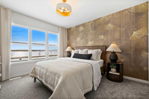 135 Huxland Road Ne, Calgary, AB - Indoor Photo Showing Bedroom