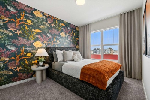 135 Huxland Road Ne, Calgary, AB - Indoor Photo Showing Bedroom