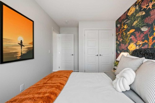 135 Huxland Road Ne, Calgary, AB - Indoor Photo Showing Bedroom