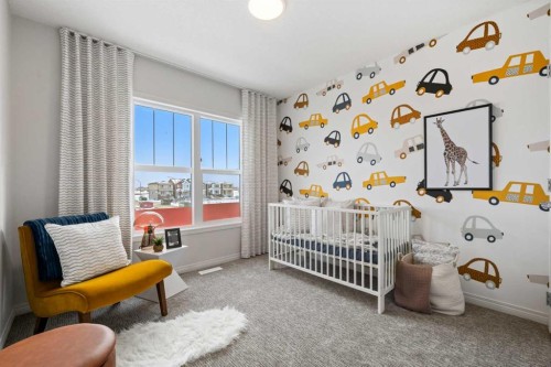 135 Huxland Road Ne, Calgary, AB - Indoor Photo Showing Bedroom