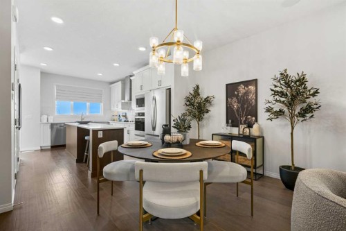 135 Huxland Road Ne, Calgary, AB - Indoor Photo Showing Dining Room