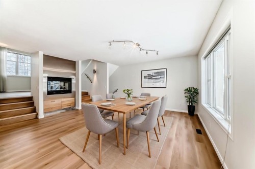 155 Prominence Heights Sw, Calgary, AB - Indoor Photo Showing Dining Room