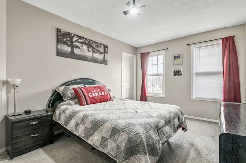 18 Copperstone Link Se, Calgary, AB - Indoor Photo Showing Bedroom