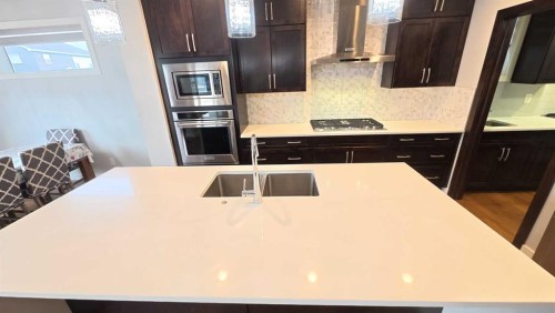 144 Red Embers Square Ne, Calgary, AB - Indoor Photo Showing Kitchen With Upgraded Kitchen