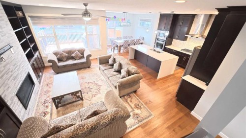 144 Red Embers Square Ne, Calgary, AB - Indoor Photo Showing Living Room