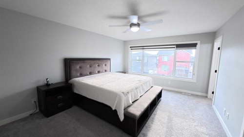 144 Red Embers Square Ne, Calgary, AB - Indoor Photo Showing Bedroom