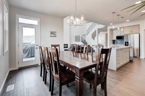 40 Verity Place Sw, Calgary, AB - Indoor Photo Showing Dining Room