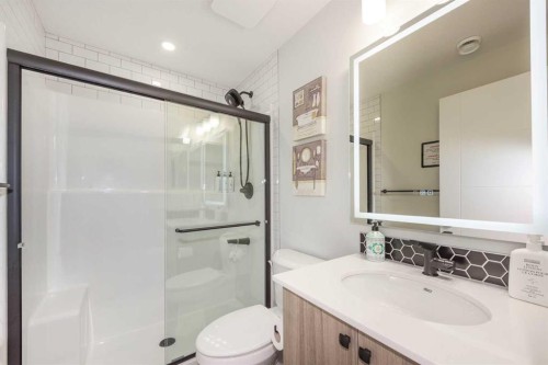 181 Amblehurst Rise Nw, Calgary, AB - Indoor Photo Showing Bathroom