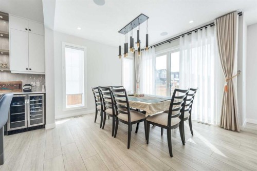 181 Amblehurst Rise Nw, Calgary, AB - Indoor Photo Showing Dining Room