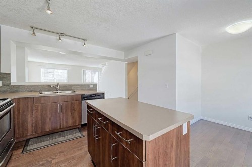 38 Cranford Drive Se, Calgary, AB - Indoor Photo Showing Kitchen With Double Sink