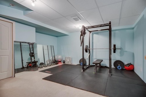 124-300 Marina Drive, Chestermere, AB - Indoor Photo Showing Gym Room