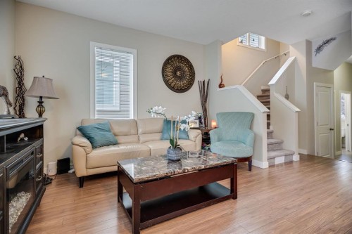 124-300 Marina Drive, Chestermere, AB - Indoor Photo Showing Living Room