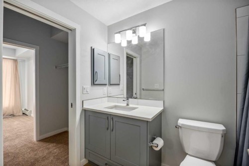 101-200 Shawnee Square Sw, Calgary, AB - Indoor Photo Showing Bathroom