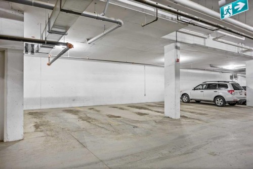 101-200 Shawnee Square Sw, Calgary, AB - Indoor Photo Showing Garage