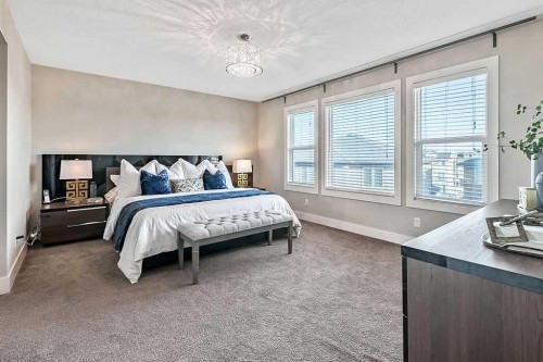 112 Kinniburgh Close, Chestermere, AB - Indoor Photo Showing Bedroom