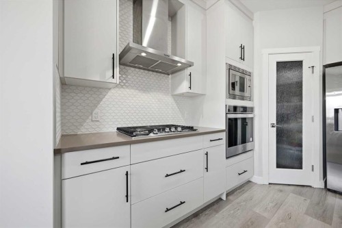 82 Legacy Glen Terrace Se, Calgary, AB - Indoor Photo Showing Kitchen With Upgraded Kitchen