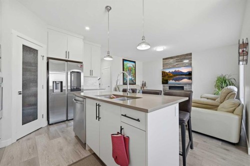 82 Legacy Glen Terrace Se, Calgary, AB - Indoor Photo Showing Kitchen With Double Sink With Upgraded Kitchen