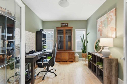 99 Sunset View, Cochrane, AB - Indoor Photo Showing Office