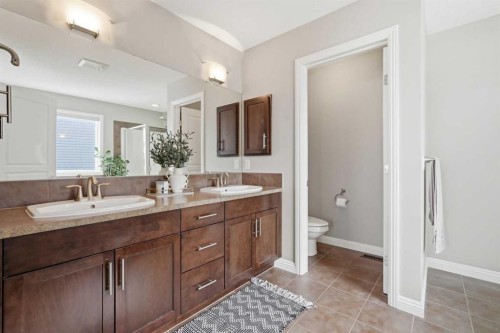 99 Sunset View, Cochrane, AB - Indoor Photo Showing Bathroom