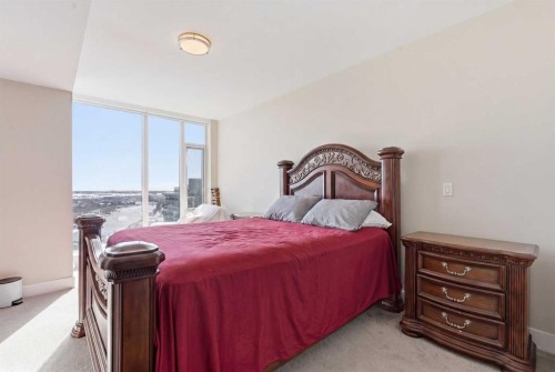2704-510 6 Avenue Se, Calgary, AB - Indoor Photo Showing Bedroom