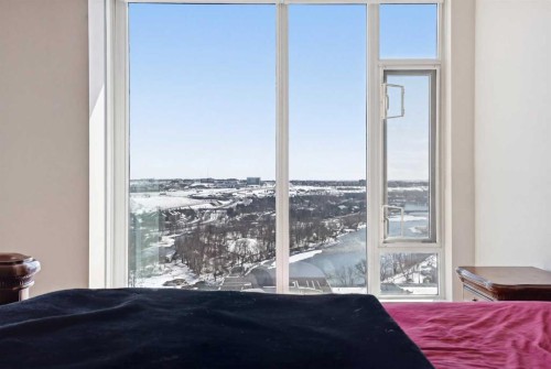 2704-510 6 Avenue Se, Calgary, AB - Indoor Photo Showing Bedroom