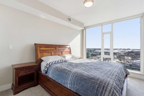 2704-510 6 Avenue Se, Calgary, AB - Indoor Photo Showing Bedroom