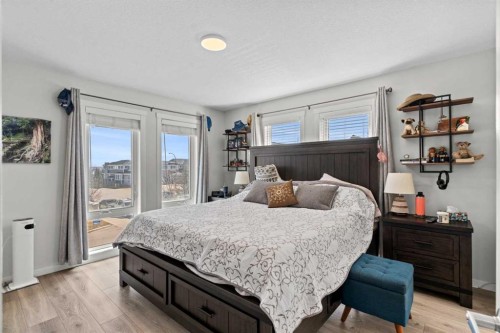 310 Seton Circle Se, Calgary, AB - Indoor Photo Showing Bedroom