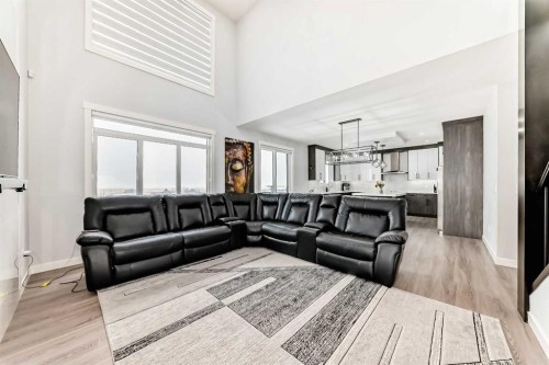82 Waterford Crescent, Chestermere, AB - Indoor Photo Showing Living Room