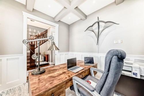 22 Angle Street Sw, Calgary, AB - Indoor Photo Showing Office