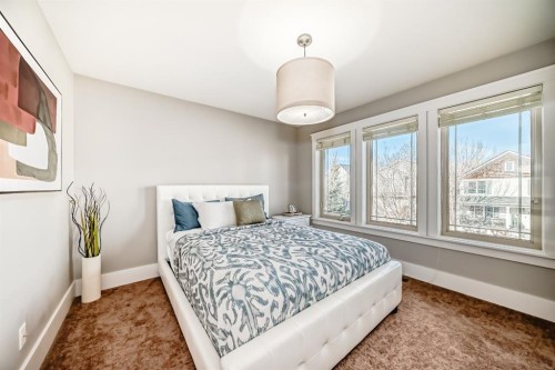 22 Angle Street Sw, Calgary, AB - Indoor Photo Showing Bedroom