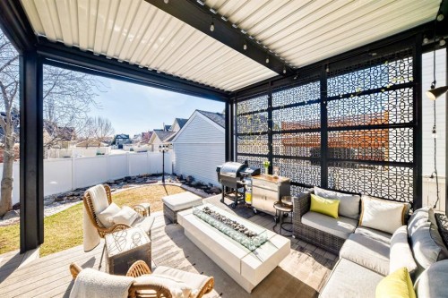 22 Angle Street Sw, Calgary, AB - Outdoor With Deck Patio Veranda