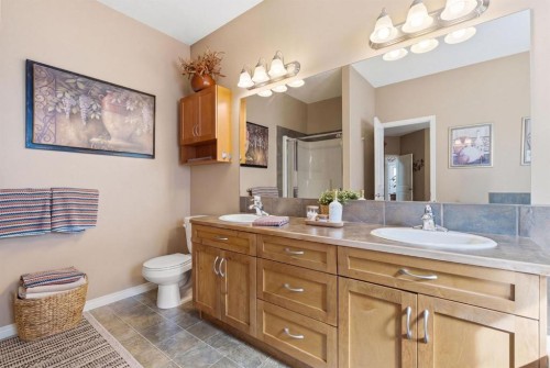 10 Goddard Circle, Carstairs, AB - Indoor Photo Showing Bathroom