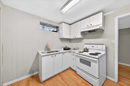 4748 Rundlehorn Drive Ne, Calgary, AB - Indoor Photo Showing Kitchen With Double Sink