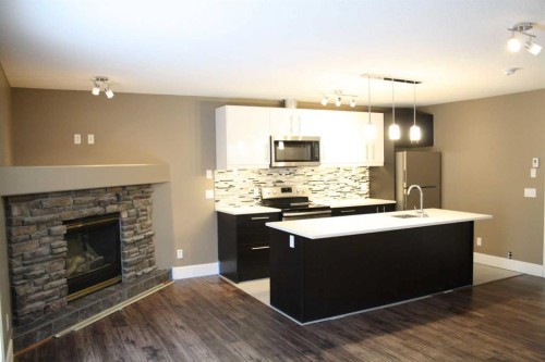 37 Chaparral Ridge Link Se, Calgary, AB - Indoor Photo Showing Other Room With Fireplace