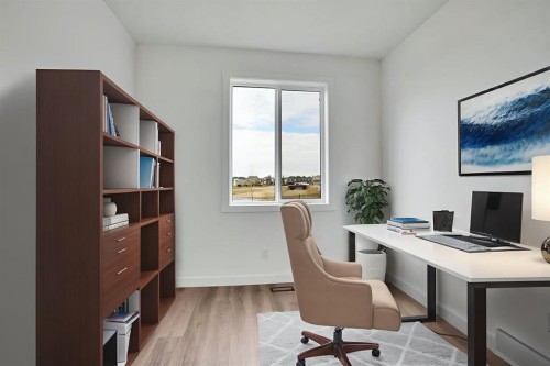 75 Sunvalley Way, Cochrane, AB - Indoor Photo Showing Office